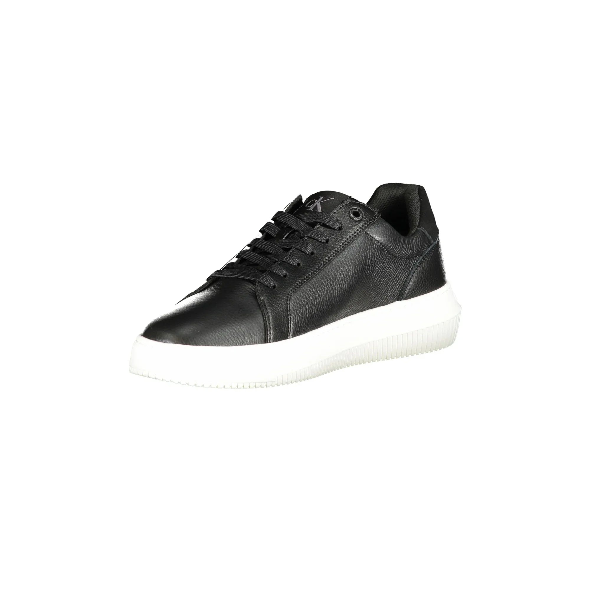 CALVIN KLEIN Men's Black Sneakers with Contrast Details