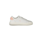 CALVIN KLEIN Calzature Sportive Donna Bianche con Dettagli Rosa