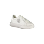 BLAUER Sneakers Donna Bianche con Lacci e Dettagli a Contrasto