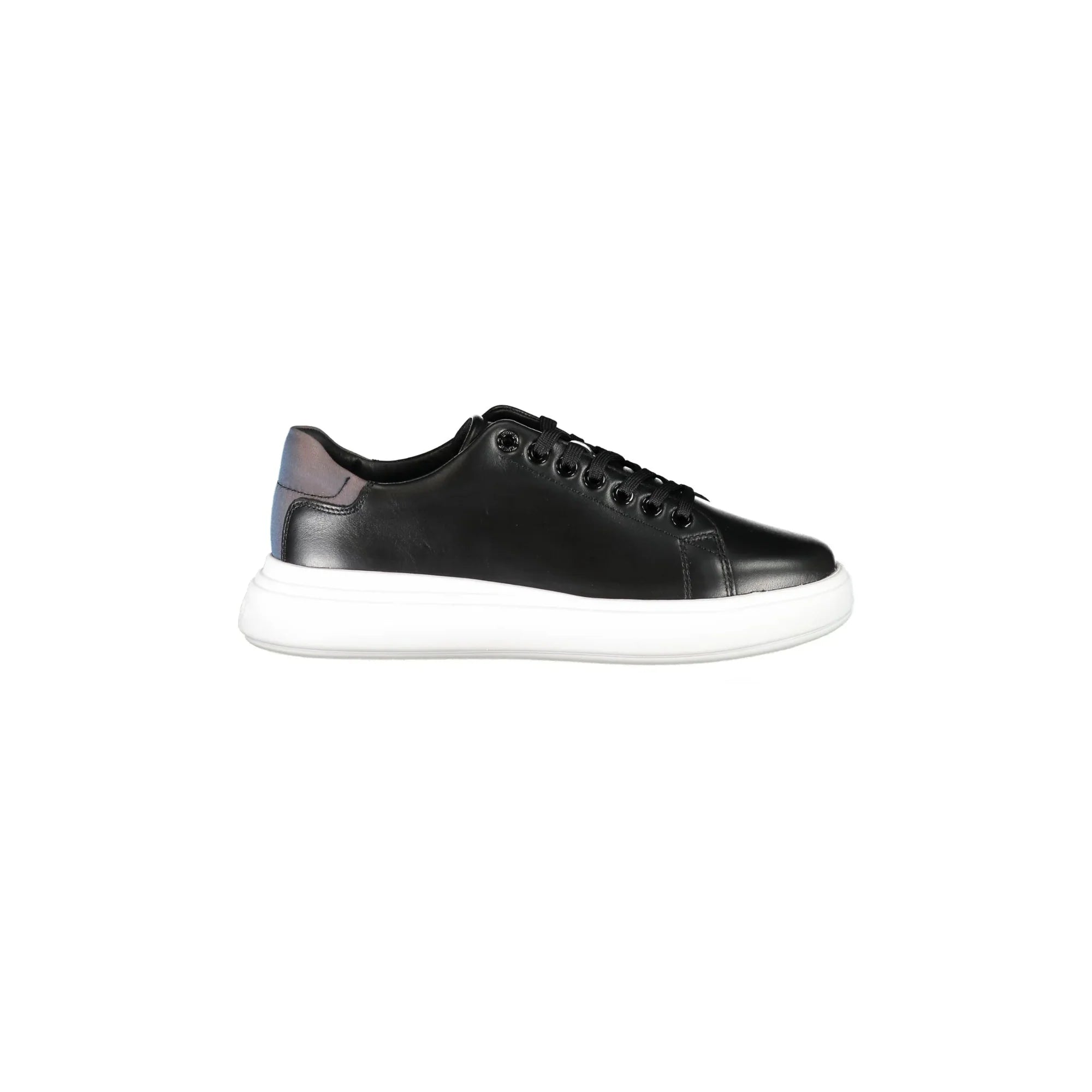 CALVIN KLEIN Women's Black Sneakers with Contrast Details
