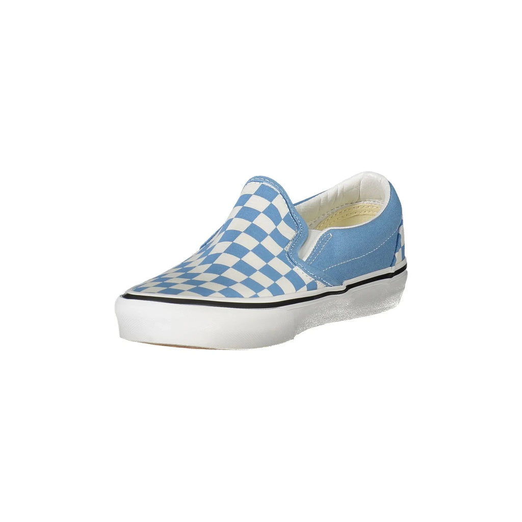 Vans Women's Blue Classic Slip-On Checkerboard Sneakers
