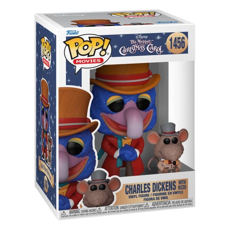 Funko Pop! Disney The Muppet Christmas Carol - 1456 Charles Dickens W/Rizzo 9Cm