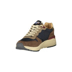 BLAUER Sneakers Uomo Blu con Lacci e Dettagli a Contrasto