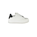 GAELLE PARIS Women's White Sneakers with Contrast Laces