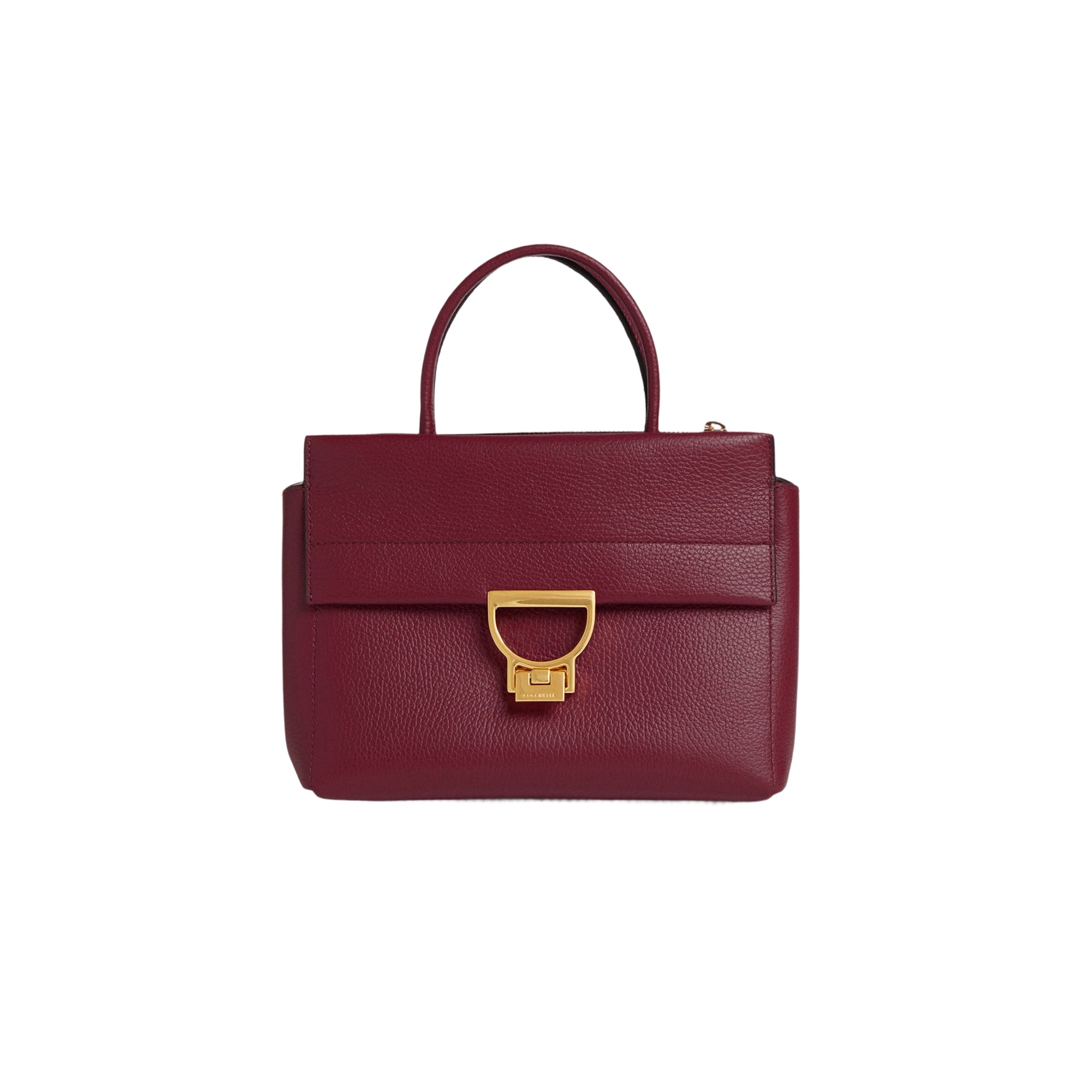 COCCINELLE Women's Handbag with Shoulder Strap Purple, Genuine Leather, Arlettis Medium