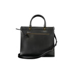 GUESS JEANS Women's Black Handbag with Logo and Shoulder Strap SESTRI LOGO