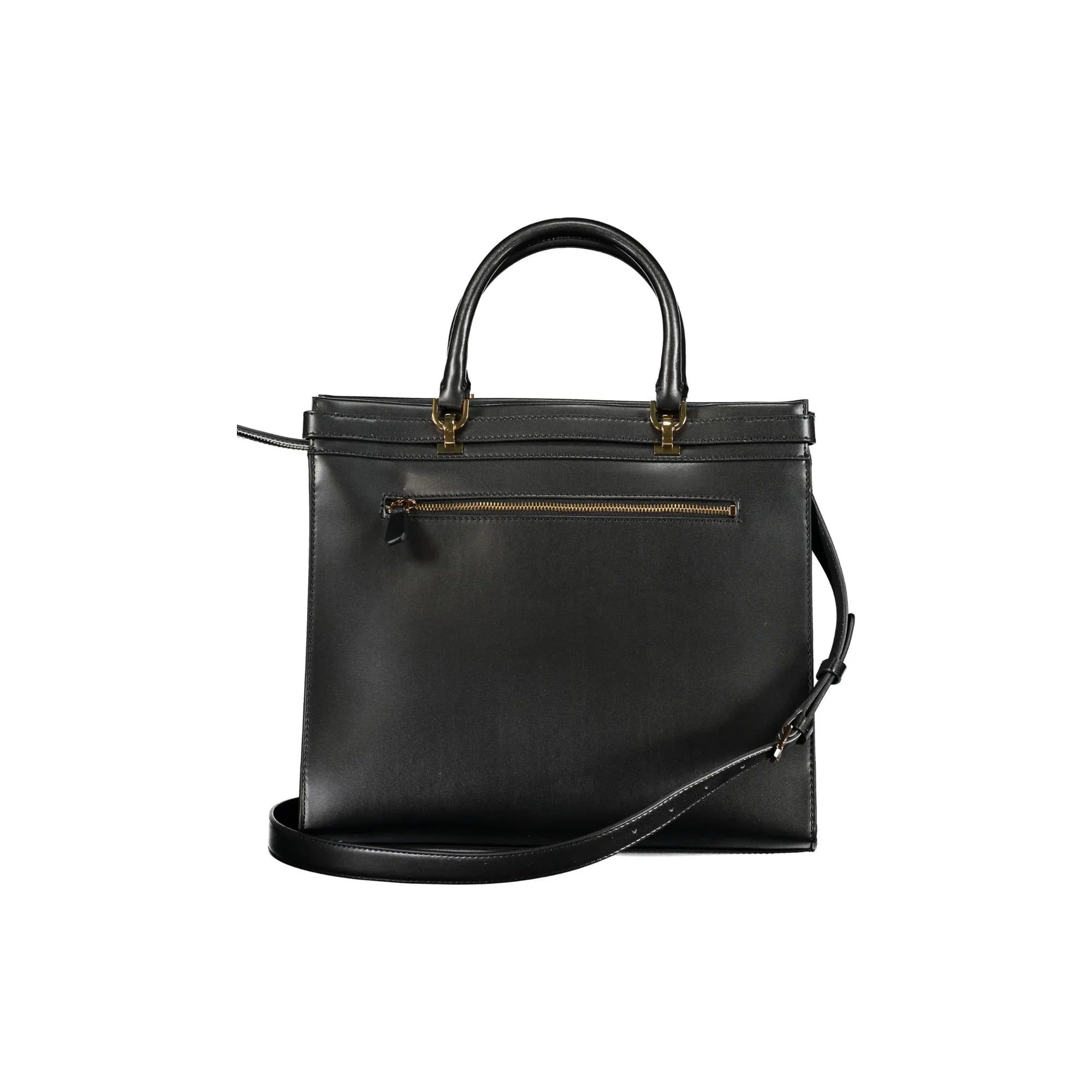 GUESS JEANS Women's Black Handbag with Logo and Shoulder Strap SESTRI LOGO