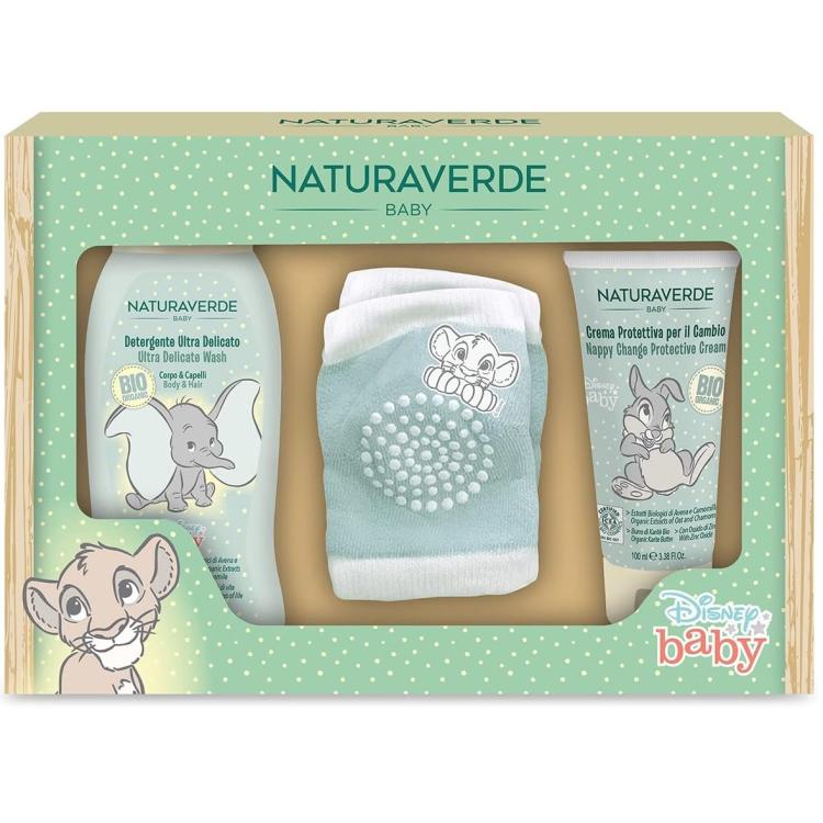 Naturaverde Disney Baby Box Set with Cleanser 200ml, Cream 100ml & Kneepad