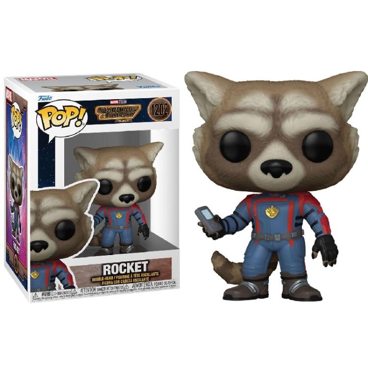 Funko Pop! Marvel - Guardians Of The Galaxy Vol. 3 (1202) Rocket Vinyl Figure