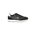 CALVIN KLEIN Scarpe Sneakers Donna Nere con Dettagli a Contrasto