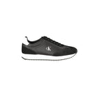 CALVIN KLEIN Scarpe Sneakers Donna Nere con Dettagli a Contrasto