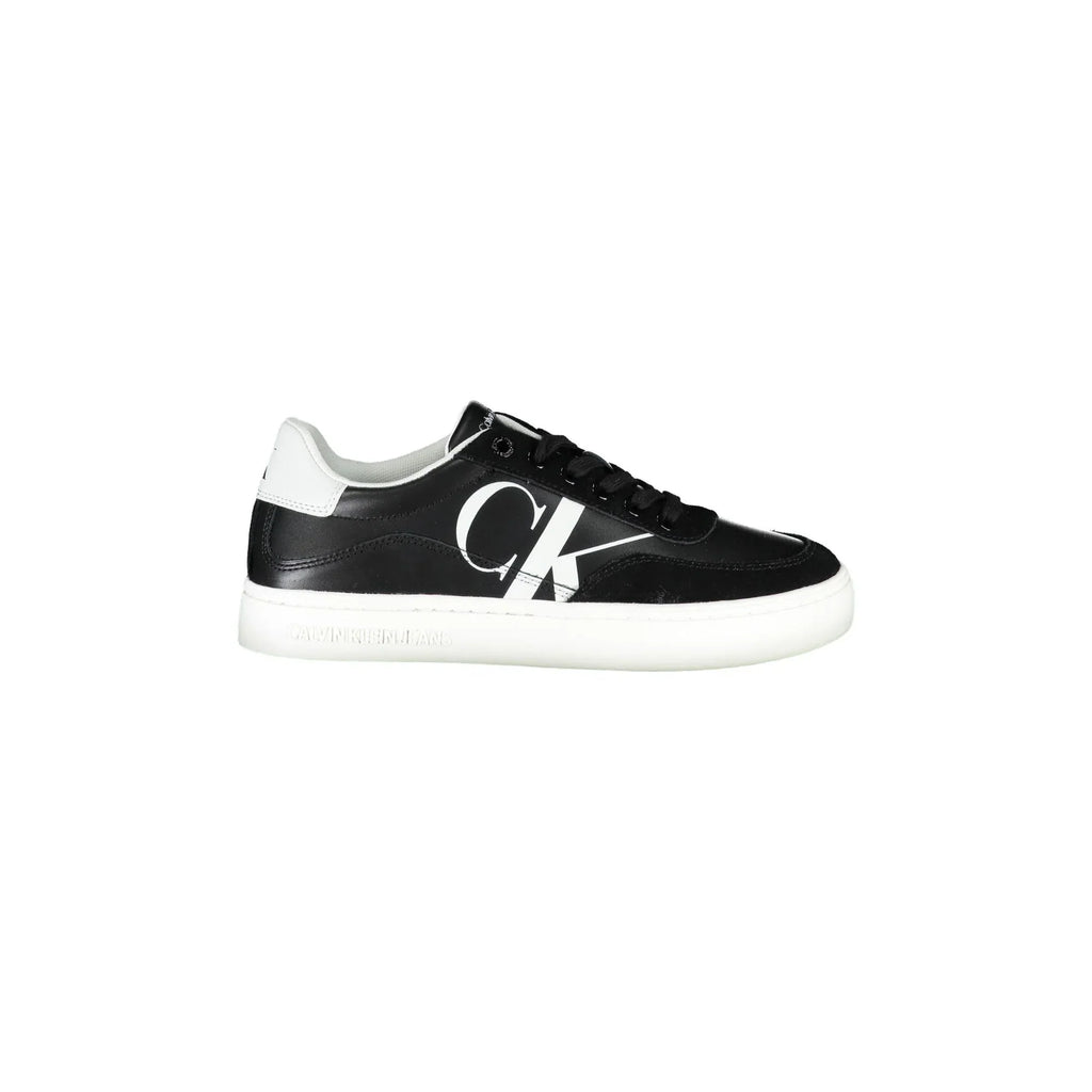 CALVIN KLEIN Scarpe Sneakers Donna Nere con Dettagli a Contrasto
