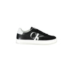CALVIN KLEIN Scarpe Sneakers Donna Nere con Dettagli a Contrasto