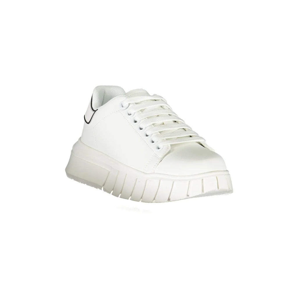 GAELLE PARIS Scarpe Sneakers Donna Bianche con Dettagli a Contrasto