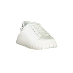 GAELLE PARIS Scarpe Sneakers Donna Bianche con Dettagli a Contrasto