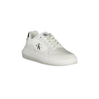 CALVIN KLEIN Women's White Sport Shoes with Print and Laces