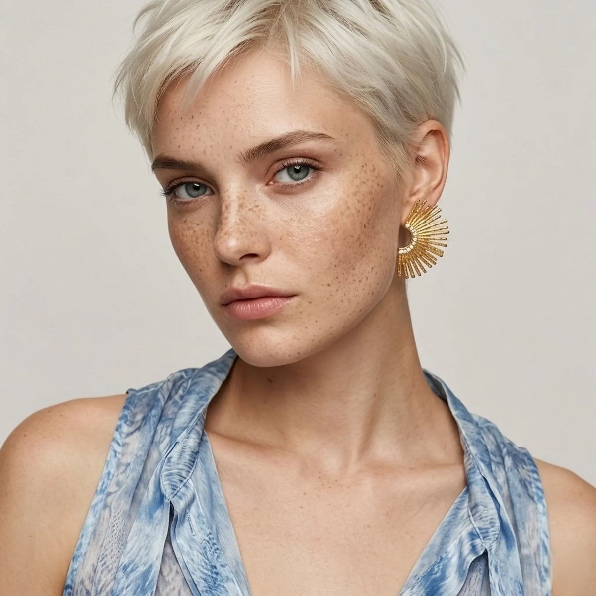 Indigamond Earrings