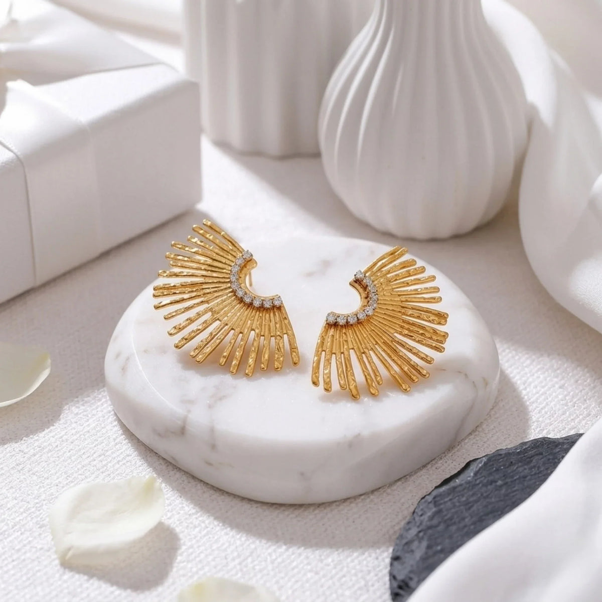 Indigamond Earrings