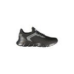 BLAUER Sneakers Uomo Nere con Lacci e Dettagli a Contrasto