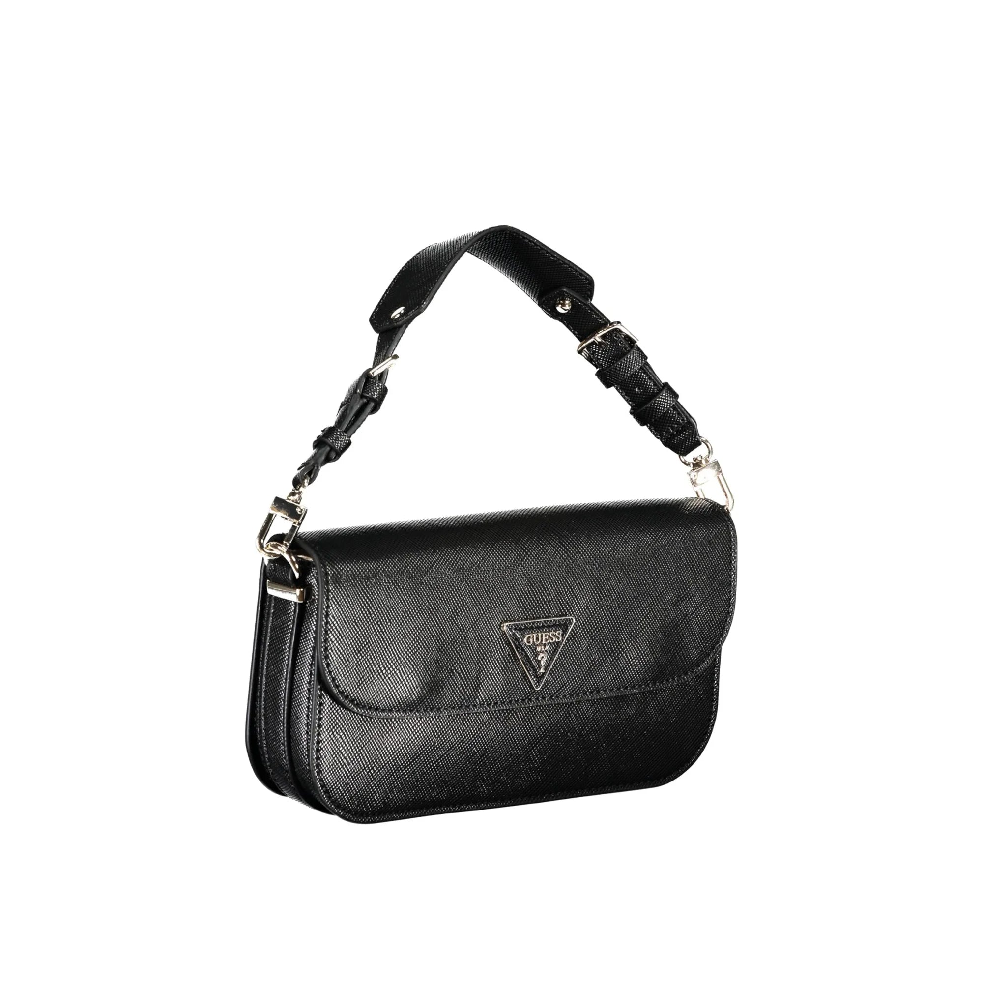 GUESS JEANS Women's BRYNLEE Black Bag with Adjustable Shoulder Strap