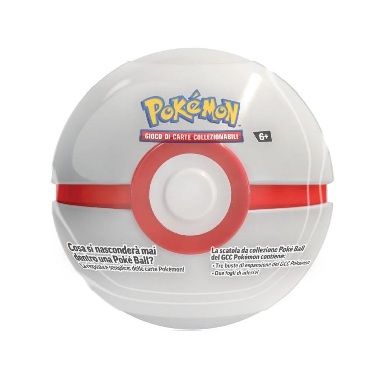 Pokemon Poké Ball Tin (September 2023) Tcg Pokeball Gcc Card Game Ita 1 Random