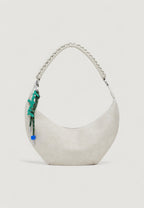 DESIGUAL Women's Beige Half Logo Zante Shoulder Bag