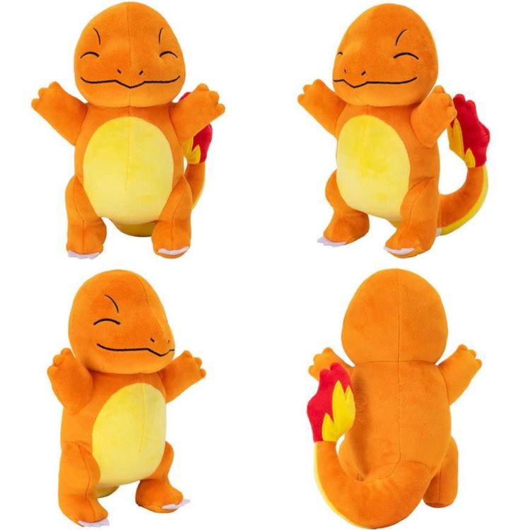 Jazwares Pokémon Plush Charmander 8" Stuffed Animal Toy Series