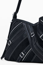 DESIGUAL Women's Black Fibonacci Buxton Shoulder Bag