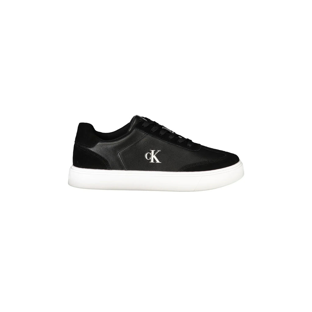 CALVIN KLEIN Sneakers Uomo Nere con Lacci e Dettagli in Nero