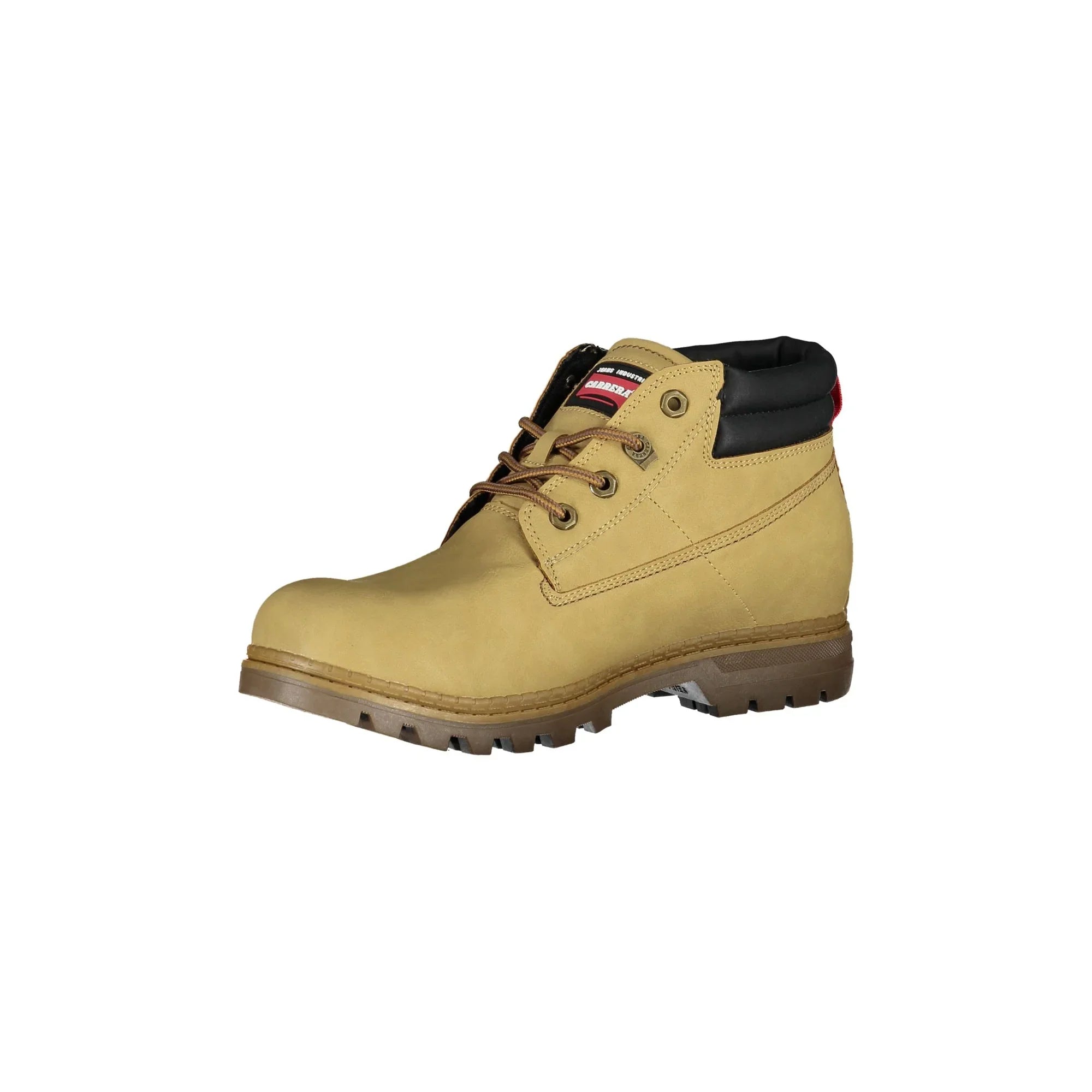 CARRERA Stivaletti Uomo Beige con Lacci e Logo Laterale