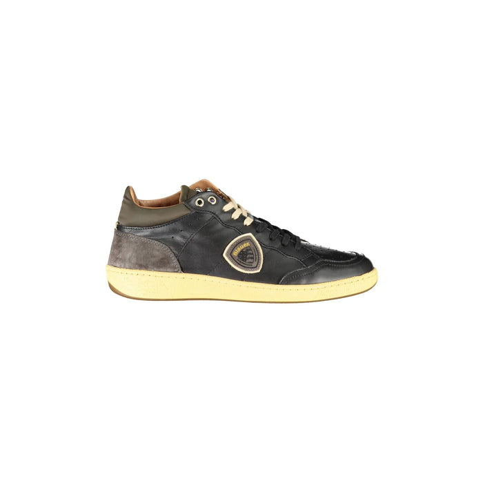 BLAUER Scarpe Sportive Uomo Nere con Dettagli a Contrasto