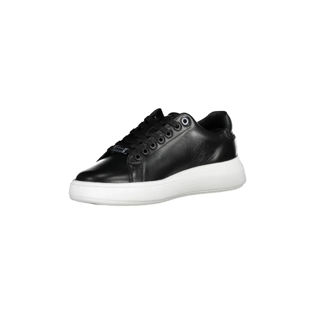 CALVIN KLEIN Scarpe Sneakers Donna Nere con Dettagli a Contrasto