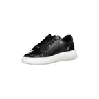 CALVIN KLEIN Scarpe Sneakers Donna Nere con Dettagli a Contrasto