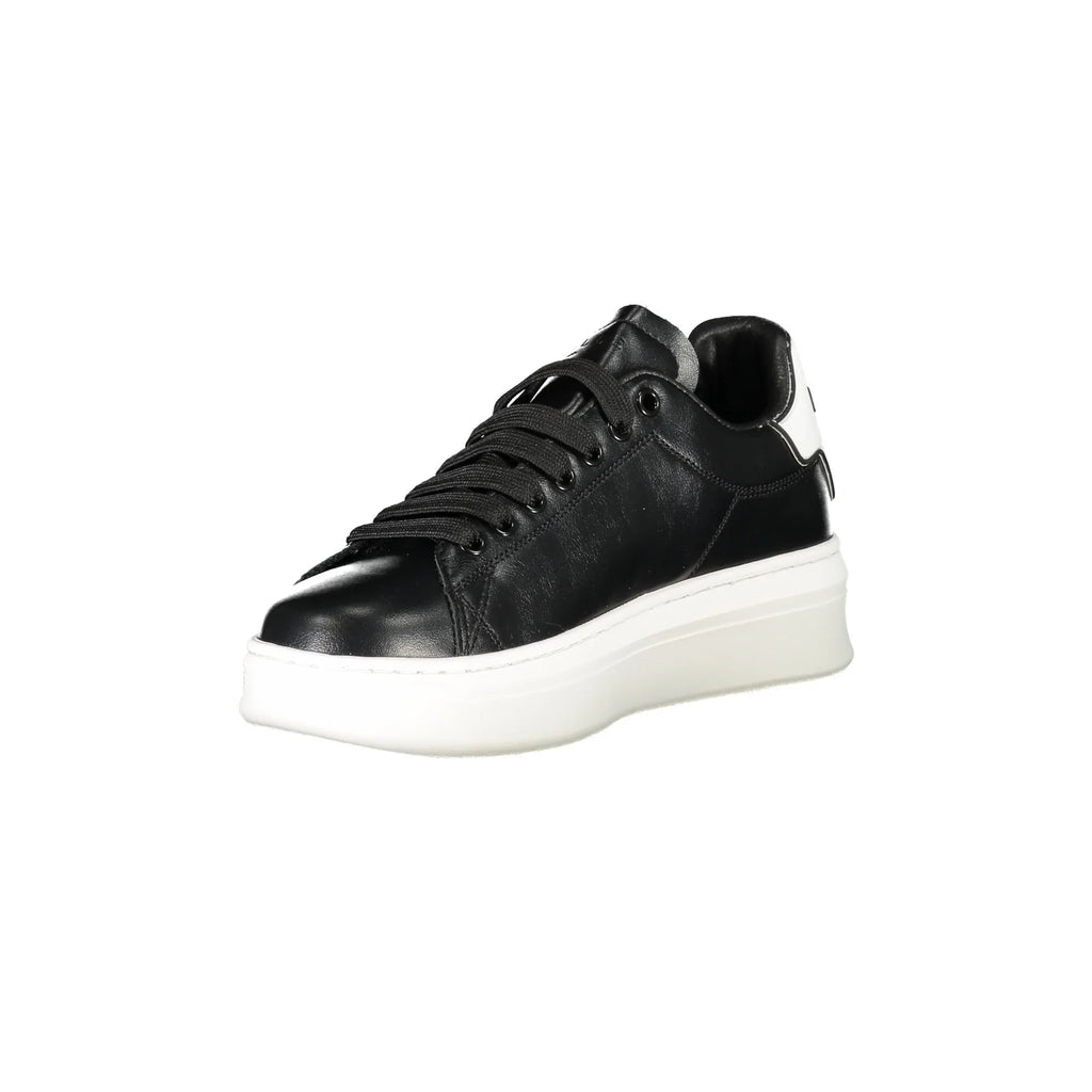 GAELLE PARIS Scarpe Sneakers Donna Nere con Dettagli a Contrasto