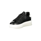 GAELLE PARIS Scarpe Sneakers Donna Nere con Dettagli a Contrasto