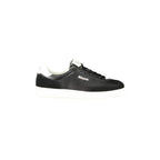 BLAUER Sneakers Uomo Nere con Lacci e Dettagli a Contrasto Bianco