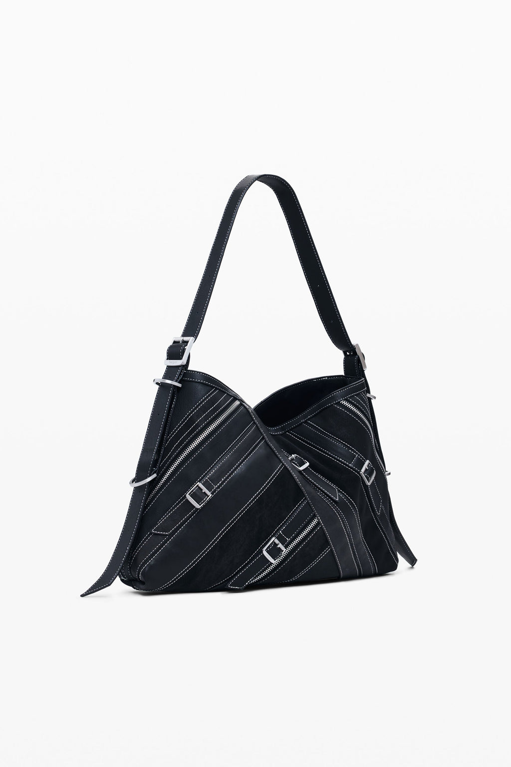 DESIGUAL Women's Black Fibonacci Buxton Shoulder Bag