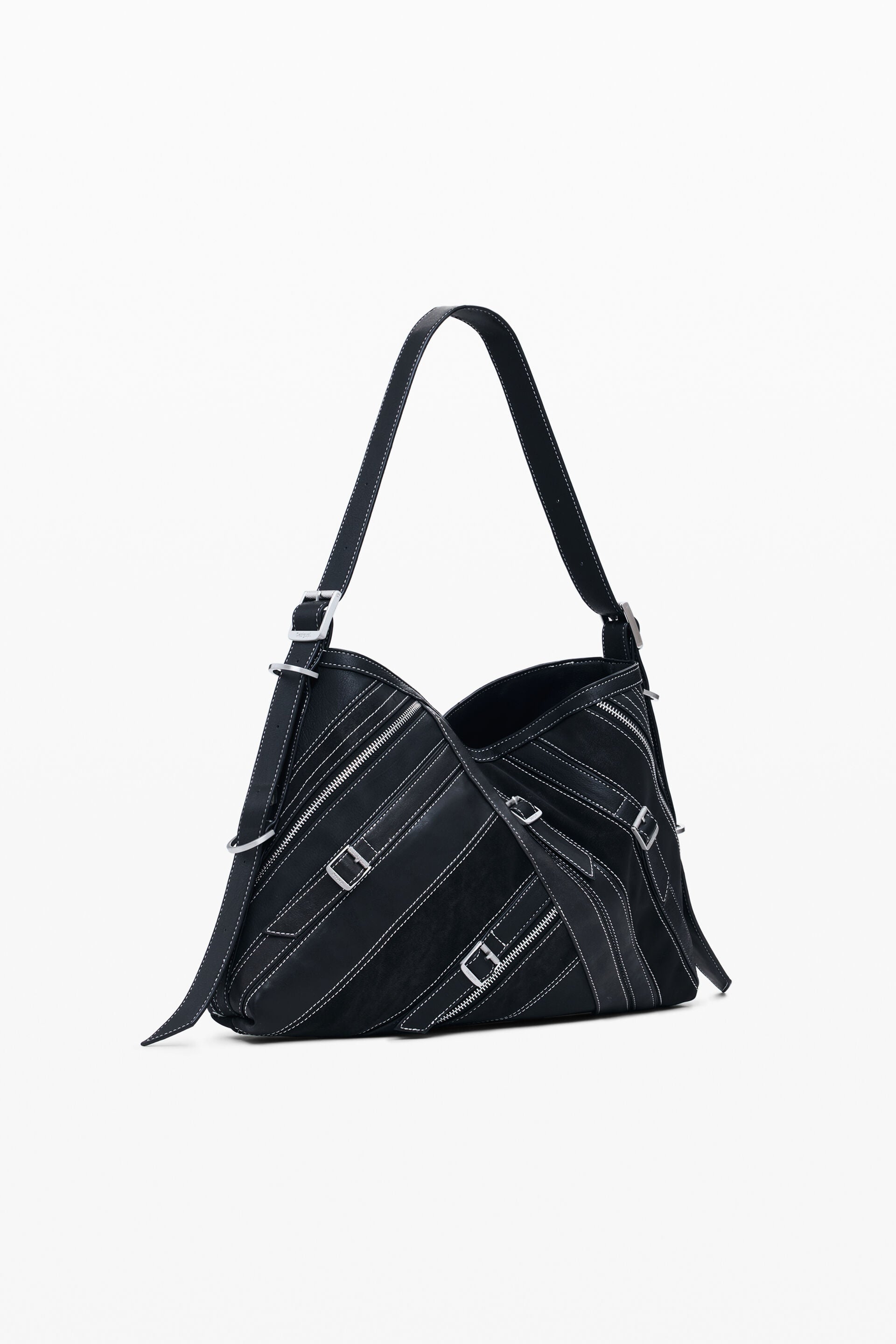 DESIGUAL Women's Black Fibonacci Buxton Shoulder Bag