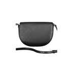 Calvin Klein Women's Black Shoulder Bag with Internal Pocket and Magnetic Closure