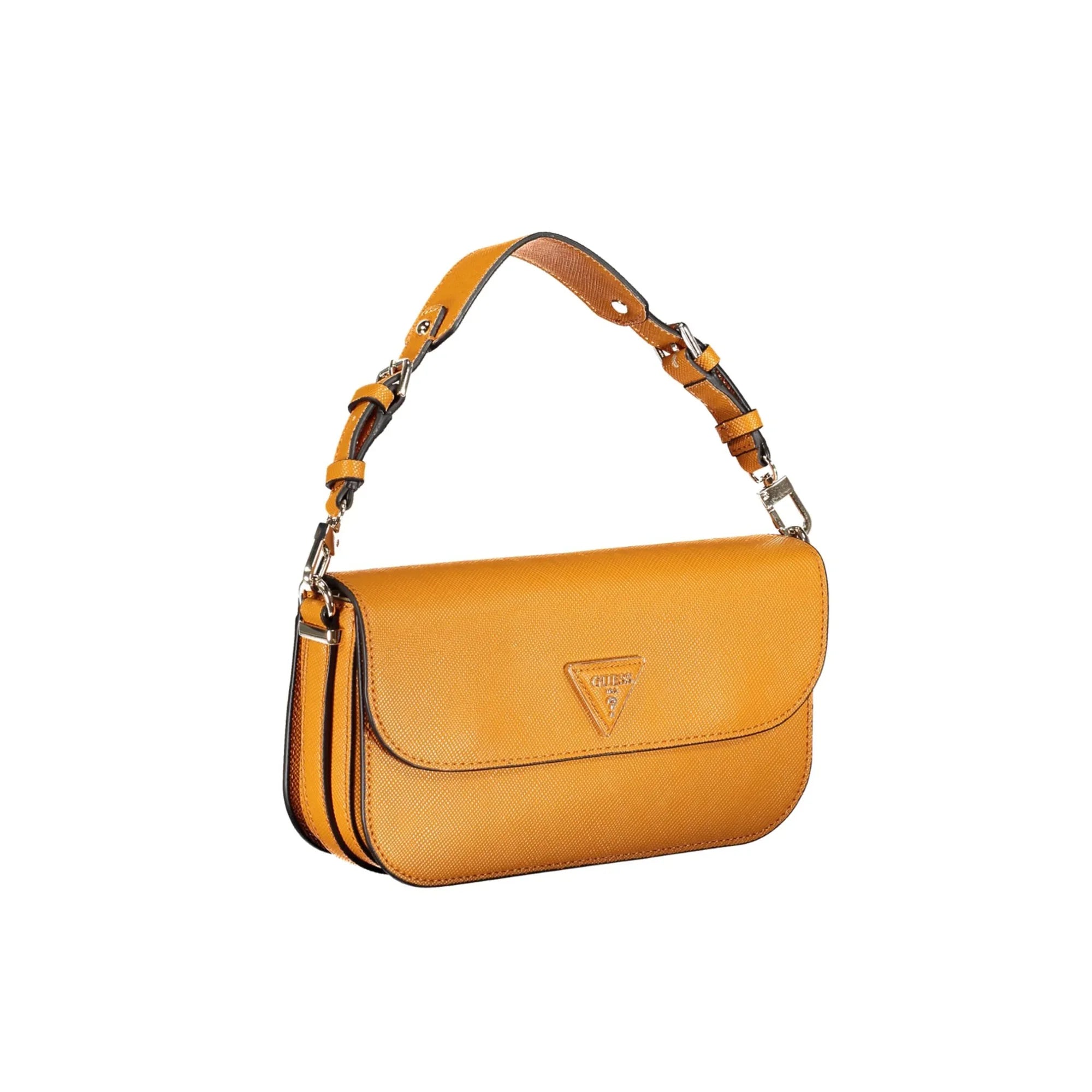 GUESS JEANS Women's Brynlee Yellow Bag with Adjustable Shoulder Strap