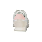 CALVIN KLEIN Scarpe Sneakers Donna Bianche con Dettagli Rosa e Logo
