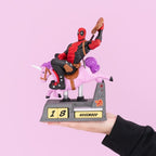 Marvel Deadpool Pony Perpetual 3D Desk Calendar Figure Gadget Statue 21Cm