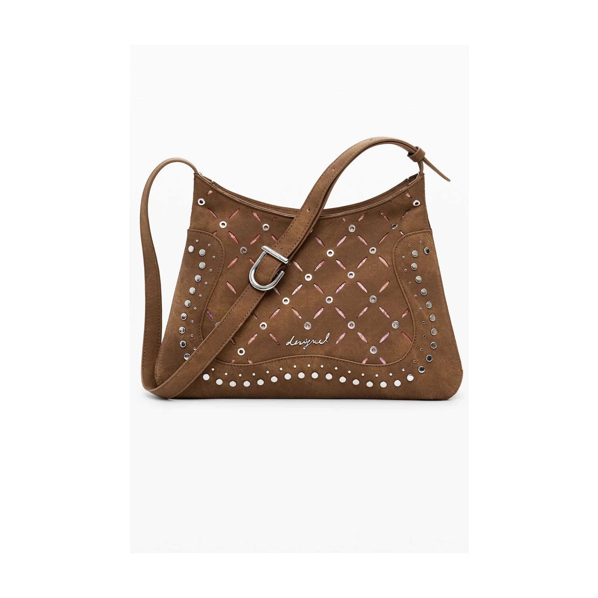 DESIGUAL Women's Yankee Manaos Studded Crossbody Bag