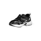 CALVIN KLEIN Scarpe Sneakers Uomo Nere con Dettagli a Contrasto