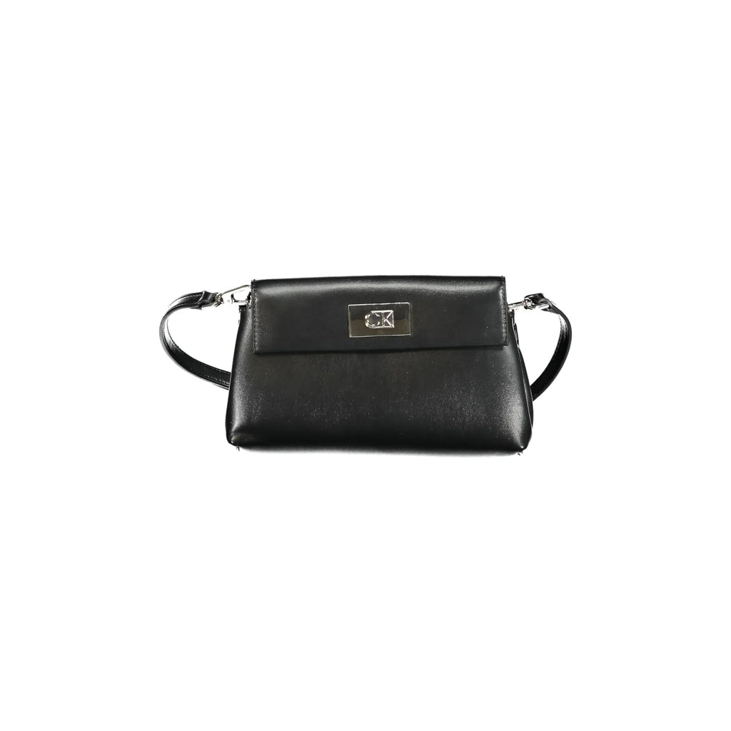 CALVIN KLEIN Borsa Donna Nera a Tracolla con Chiusura a Scatto