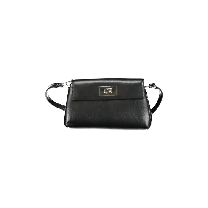 CALVIN KLEIN Borsa Donna Nera a Tracolla con Chiusura a Scatto