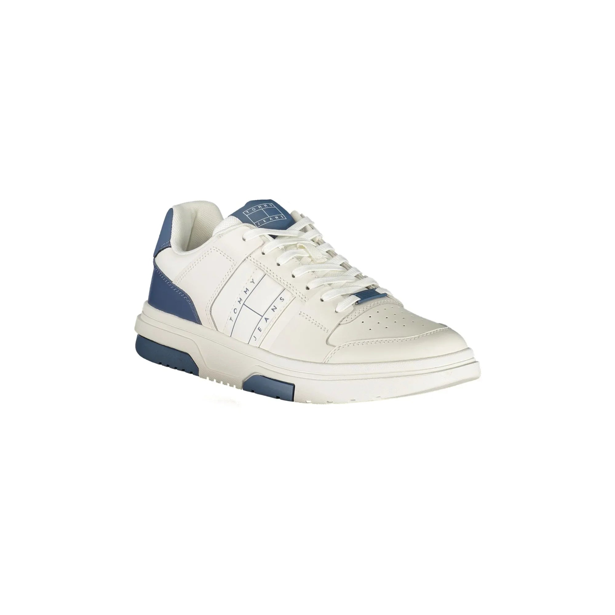 TOMMY HILFIGER Men's Red Sneakers with Contrast Details and Removable Insole