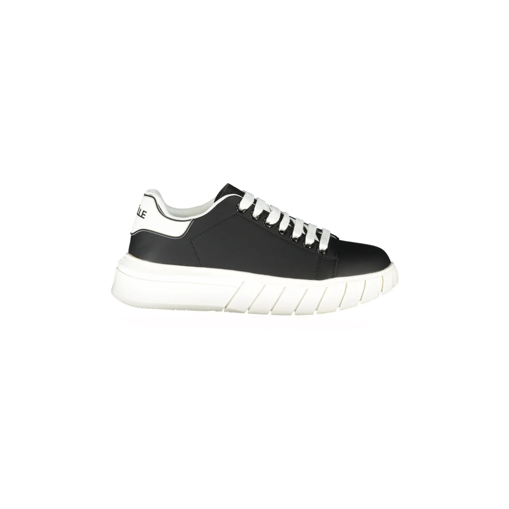 GAELLE PARIS Scarpe Sneakers Uomo Nere con Dettagli a Contrasto