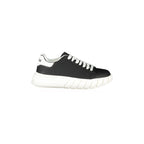 GAELLE PARIS Scarpe Sneakers Uomo Nere con Dettagli a Contrasto