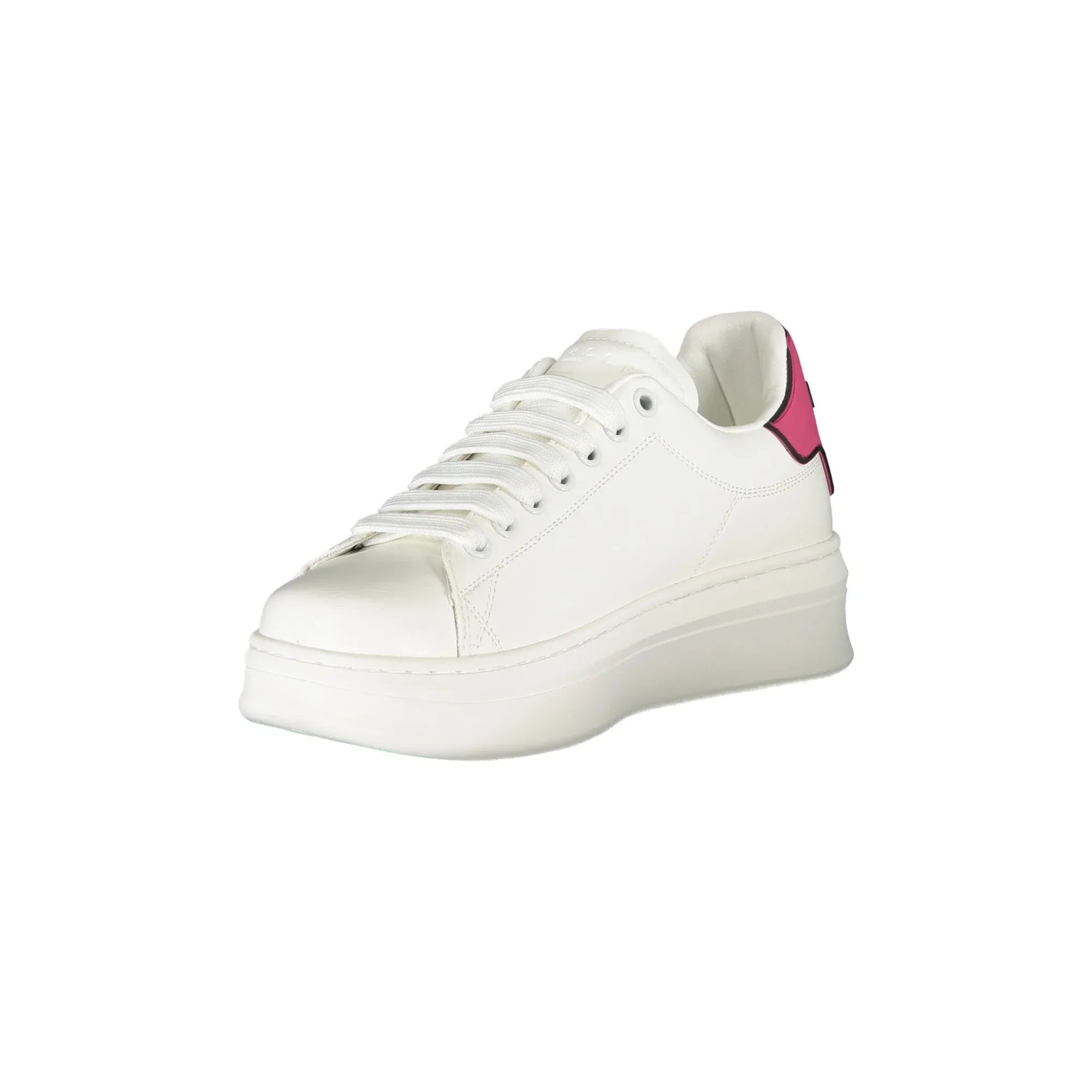 GAELLE PARIS Women's Pink Sneakers with Contrast Details